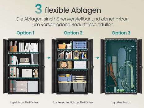 📂⚒️ SONGMICS abschließbarer Metallschrank für 98,99€ (statt 130€) 📂⚒️ SONGMICS abschließbarer Metallschrank für 98,99€ (statt 130€)