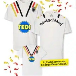 🇩🇪 TEDi-Deutschland-Trikot gratis mit 5€-Einkauf und Newsletteranmeldung