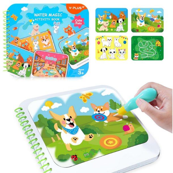 💦🖊️ YPLUS Wassermalbuch inkl. Stift mit versch. Motiven für 5,49€ (statt 11€)