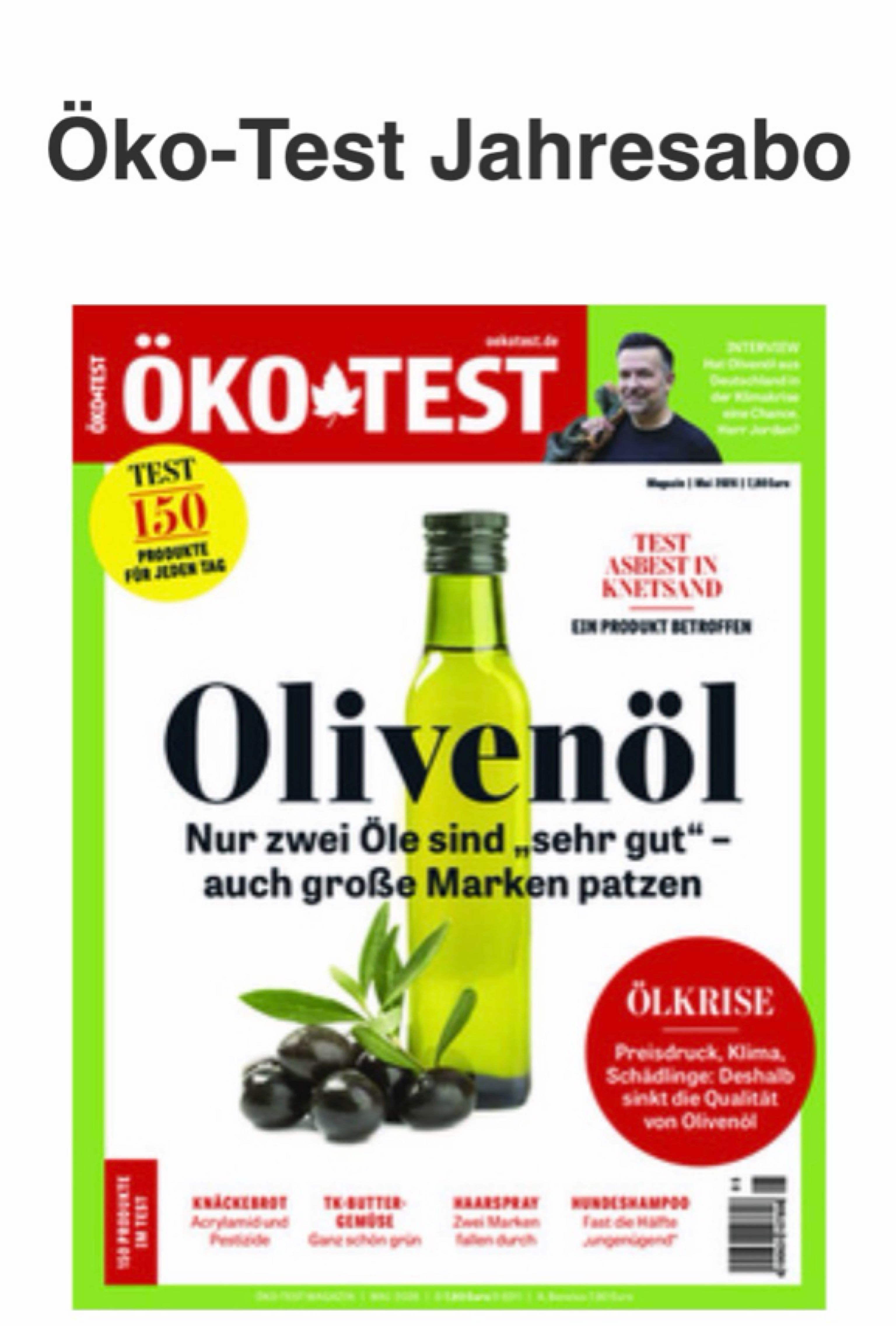 Öko Test Jahresabo