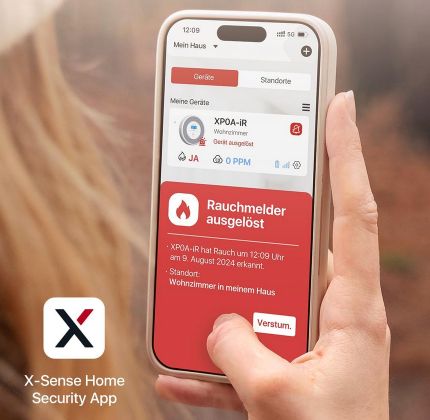 🔥 2x X Sense XP0A iR Rauch  & CO Melder mit Sprachalarm + Standortansage für 47€ (statt 88€)