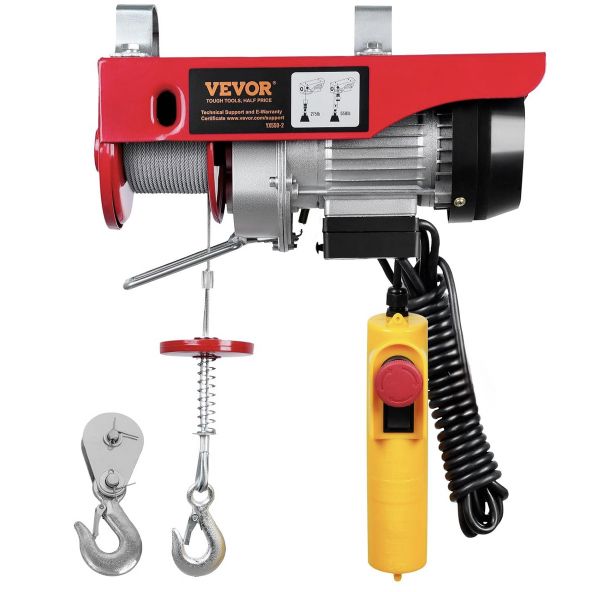 🪢 VEVOR 230V Elektrische Seilwinde bis 250kg & 12m Hubhöhe für 54,50€ (statt 77€)