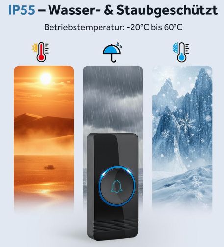 🔔 AVANTEK D 3B Funkklingel mit 2 Empfänger für 18,99€ (statt 30€)