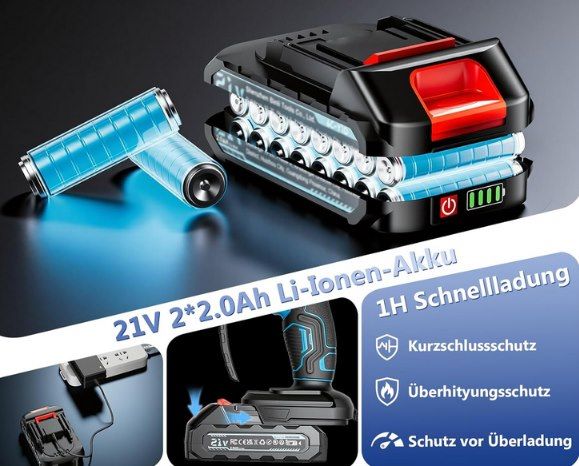 🪚 Mini Kettensäge mit 2x 2.000mAh Akku & 15,2cm Schwertlänge für 35,99€ (statt 45€)