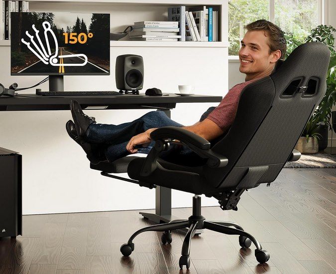 💺 Nexthra ergonomischen Gamingstuhl mit Fußstütze für 59,99€ (statt 120€)