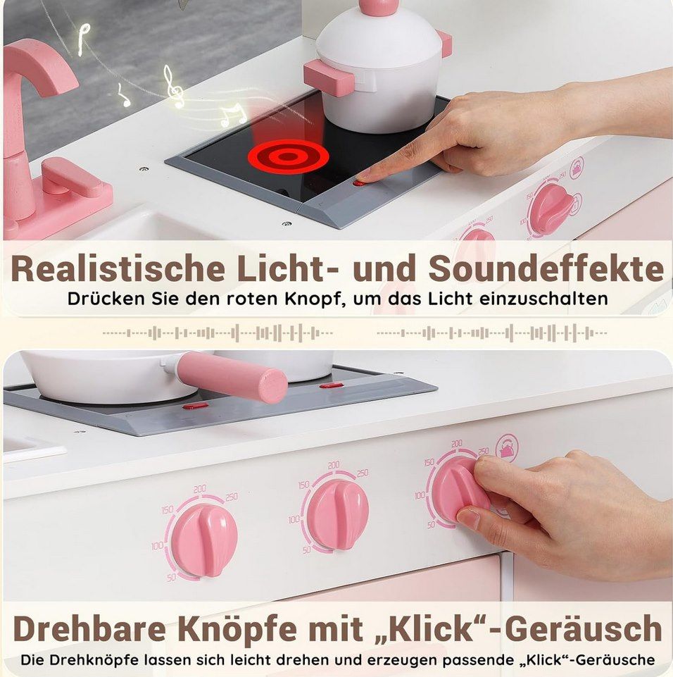 👨🍳 SainSmart Jr. Kinderküche aus Holz mit Licht & Sound für 97,49€ (statt 130€) 👨🍳 SainSmart Jr. Kinderküche aus Holz mit Licht & Sound für 97,49€ (statt 130€)