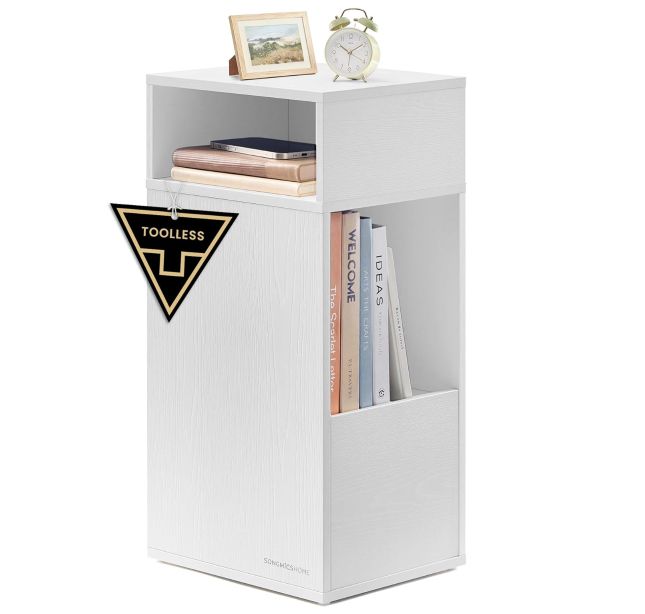 📚 SONGMICS HOME – schmaler Nachttisch für 23€ (statt 28€) – werkzeuglose Montage