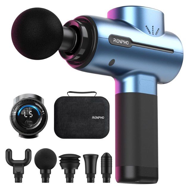 💪 RENPHO Active Massagepistole mit vielen Aufsätzen für 66,49€ (statt 100€)