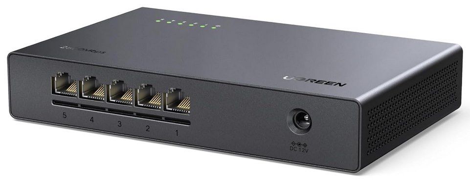 🌐 UGREEN 2.5G LAN Switch mit 5 Ports für 34€ (statt 40€) 🌐 UGREEN 2.5G LAN Switch mit 5 Ports für 34€ (statt 40€)