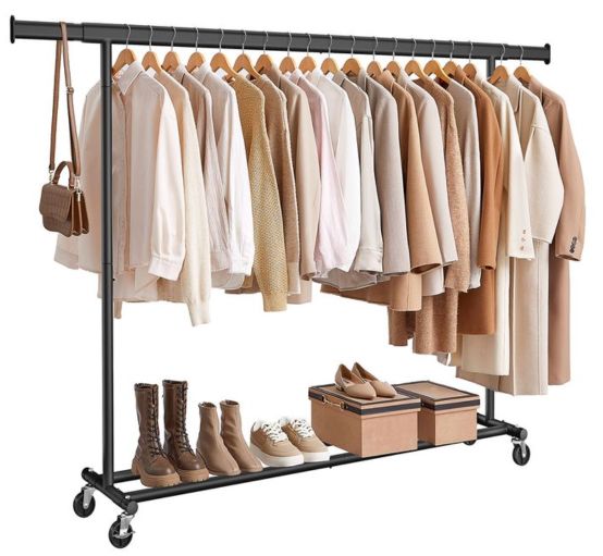 👚 SONGMICS ausziehbarer Kleiderständer auf Rollen für 28,99€ (statt 46€) 👚 SONGMICS ausziehbarer Kleiderständer auf Rollen für 28,99€ (statt 46€)