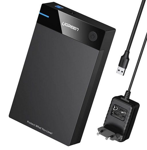 💾 UGREEN USB 3.0 Festplattengehäuse UASP für SATA SSD & HDD für 17,70€ (statt 23€)