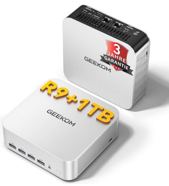 🖥️ GEEKOM A7 Max Mini AI PC mit AMD R9 7940HS, 16GB DDR5 & 1TB für 615€ (statt 697€)