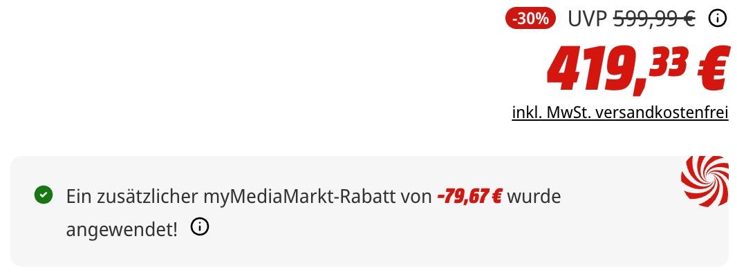 🎮 Sony PlayStation 5 Slim 825GB mit DualSense Controller für 419,33€ (statt 480€)