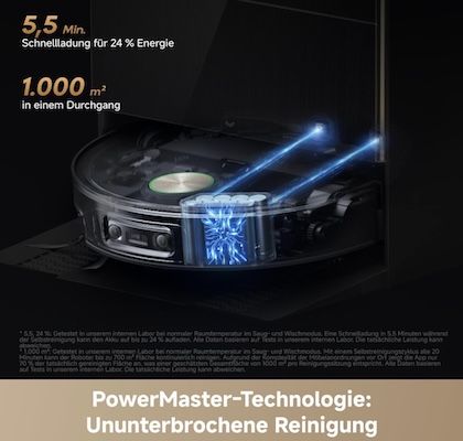 🦾🤖 dreame X60 Pro Ultra Complete Saugroboter mit Wischfunktion für 1.299€ (statt 1.499€)