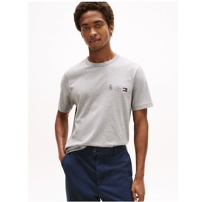 👕 Tommy Hilfiger Small Crest Outline Tee Herren T Shirt für 16,73€ (statt 22€)
