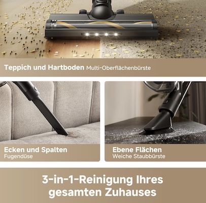 dreame R10s Lite A Akku Staubsauger mit LED Display für 139€ (statt 169€)