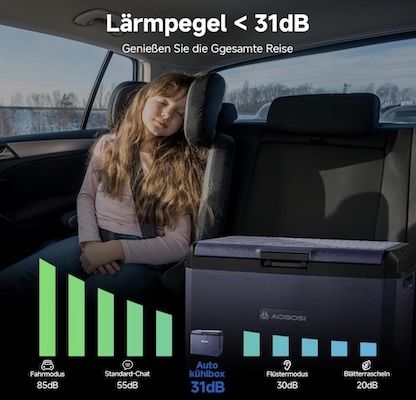 🧊 AAOBOSI Kompressor Kühlbox mit 60L & -20°C bis +20°C für 246€ (statt 289€) 🧊 AAOBOSI Kompressor Kühlbox mit 60L & 20°C bis +20°C für 246€ (statt 289€)