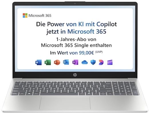 💻 HP Laptop mit 15,6 FHD Display & 4/128 GB für 249€ (statt 280€)