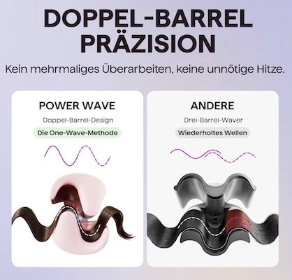 👩🏻🦰 Wavytalk Power Wave Welleneisen für 49,99€ (statt 88€) 👩🏻🦰 Wavytalk Power Wave Welleneisen für 49,99€ (statt 88€)