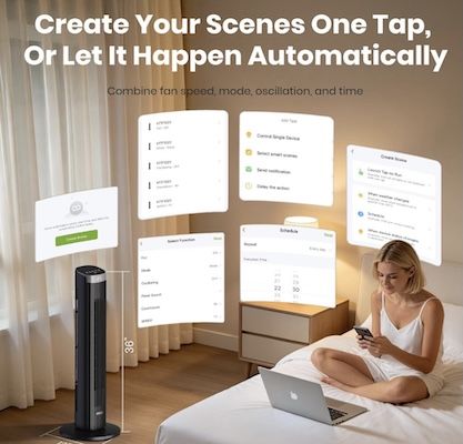 💨 Pureborne Turmventilator mit 23dB für 53,99€ (statt 90€) 💨 Pureborne Turmventilator mit 23dB für 53,99€ (statt 90€)