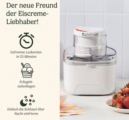 🍦 Cuisinart Solo Scoops Eismaschine für 27,73€ (statt 38€) 🍦 Cuisinart Solo Scoops Eismaschine für 27,73€ (statt 38€)