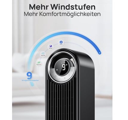 🌬️ DREO 25 dB Leiser Smart Turmventilator für 101,99€ (statt 127€) 🌬️ DREO 25 dB Leiser Smart Turmventilator für 101,99€ (statt 127€)