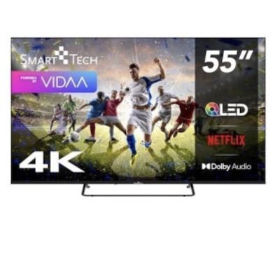 📺 Smart Tech 55QV02K – 55″ QLED Smart TV für 275€ (statt 305€)