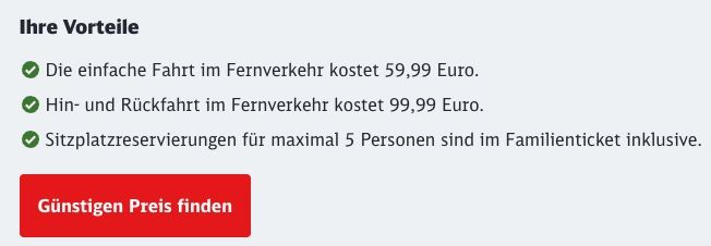 🚂💨 DB Familienticket Hin- und Rückfahrt bis 2 Erwachsene und 3 Kinder nur 99,99€ ➡️ inkl. Reservierungen 🚂💨 DB Familienticket Hin und Rückfahrt bis 2 Erwachsene und 3 Kinder nur 99,99€ ➡️ inkl. Reservierungen