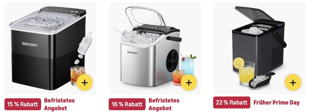 🥵🧊☺️ Amazon: Eiswürfelmaschinen im Big Sale z.B. Eisball-Maschine für 272€ (statt 320€) 🥵🧊☺️ Amazon: Eiswürfelmaschinen im Big Sale z.B. Eisball Maschine für 272€ (statt 320€)