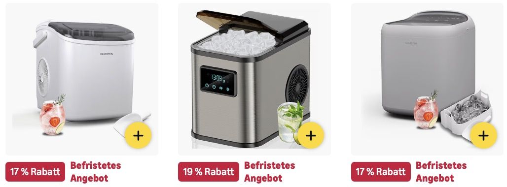 🥵🧊☺️ Amazon: Eiswürfelmaschinen im Big Sale z.B. Eisball-Maschine für 272€ (statt 320€) 🥵🧊☺️ Amazon: Eiswürfelmaschinen im Big Sale z.B. Eisball Maschine für 272€ (statt 320€)