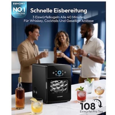 ⚪️⚪️ EUHOMY Eisball-Maschine mit 108 Stück/Tag für 272€ (statt 320€) ⚪️⚪️ EUHOMY Eisball Maschine mit 108 Stück/Tag für 272€ (statt 320€)