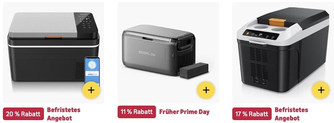 🚐 Amazon: Kühlboxen für Reise und Camping im Sale z.B. 95L Kompressor Kühlbox für 484€ (statt 569€) 🚐 Amazon: Kühlboxen für Reise und Camping im Sale z.B. 95L Kompressor Kühlbox für 484€ (statt 569€)