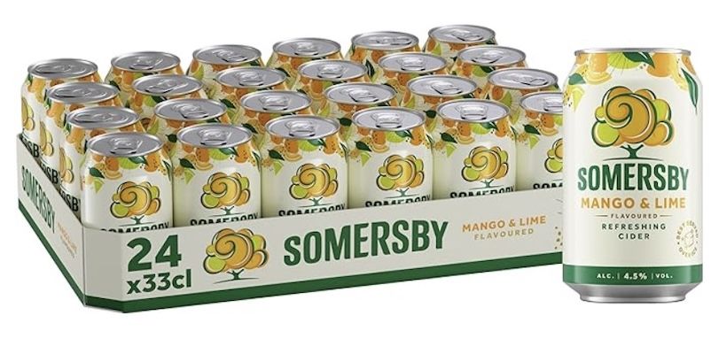 🥭🍋🟩 24x Somersby Mango & Lime Cider für 22,13€ (statt 29€) - 0,92€ pro Stück 🥭🍋🟩 24x Somersby Mango & Lime Cider für 22,13€ (statt 29€) 0,92€ pro Stück