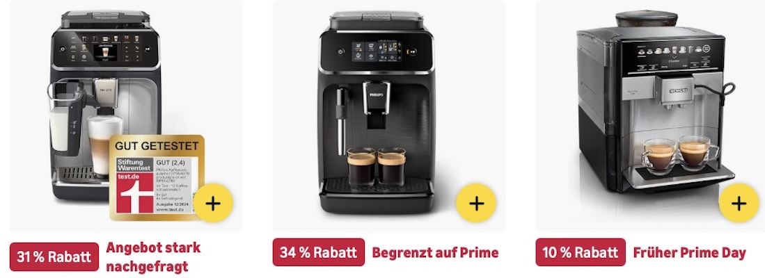 🤑☕️ Amazon: Kaffeemaschinen in frühen Prime Day Deals z.B. Ninja 2 in 1 Maschine für 200€ (statt 265€)