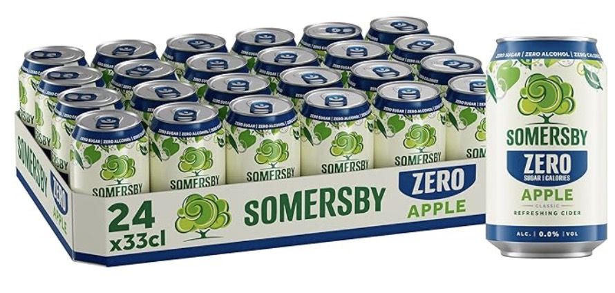 🍏 24 x 0,33L Somersby ZERO 0,0% Apple Cider für 23,64€ (statt 36€) 🍏 24 x 0,33L Somersby ZERO 0,0% Apple Cider für 23,64€ (statt 36€)