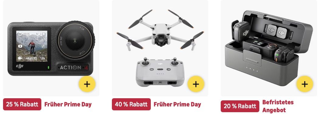 🔝🤑☀️ Amazon: DJI im frühen Prime Day Sale z.B. Powerstation mit 1024Wh/2600W für 366€ (statt 419€) 🔝🤑☀️ Amazon: DJI im frühen Prime Day Sale z.B. Powerstation mit 1024Wh/2600W für 366€ (statt 419€)