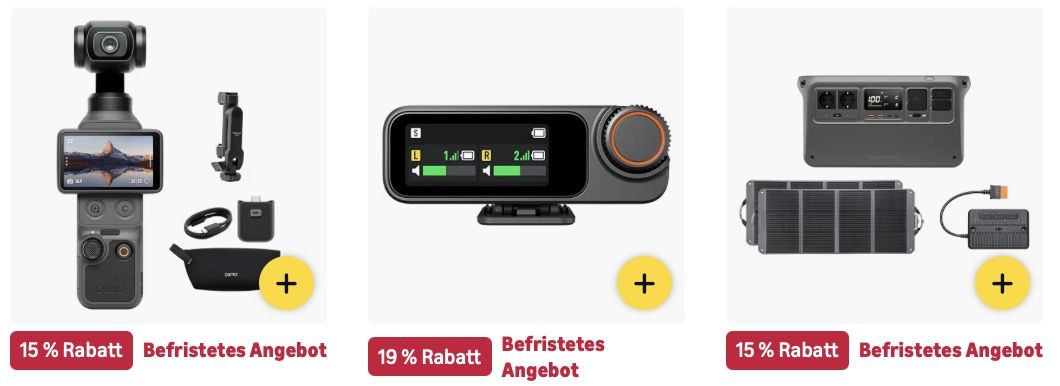 🔝🤑☀️ Amazon: DJI im frühen Prime Day Sale z.B. Powerstation mit 1024Wh/2600W für 366€ (statt 419€) 🔝🤑☀️ Amazon: DJI im frühen Prime Day Sale z.B. Powerstation mit 1024Wh/2600W für 366€ (statt 419€)