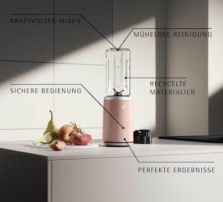 💗🥤 WMF Mix & Go Touch – 0,6L Smoothie Maker & Mixer to Go für 54,99€ (statt 70€) 💗🥤 WMF Mix & Go Touch – 0,6L Smoothie Maker & Mixer to Go für 54,99€ (statt 70€)