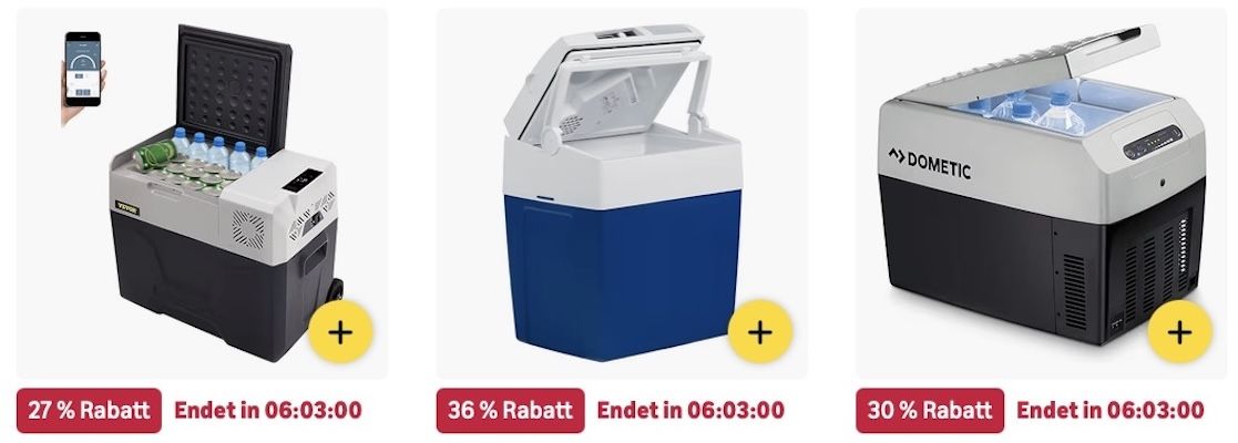 🚐 Amazon: Kühlboxen im Prime Day Sale z.B. 40L VEVOR Autokühlschrank für 136€ (statt 186€)