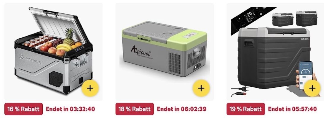 🚐 Amazon: Kühlboxen im Prime Day Sale z.B. 40L VEVOR Autokühlschrank für 136€ (statt 186€) 🚐 Amazon: Kühlboxen im Prime Day Sale z.B. 40L VEVOR Autokühlschrank für 136€ (statt 186€)