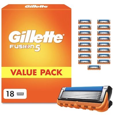 🪒 18x Gillette Fusion 5 Herren Klingen für 43,80€ (statt 59€)