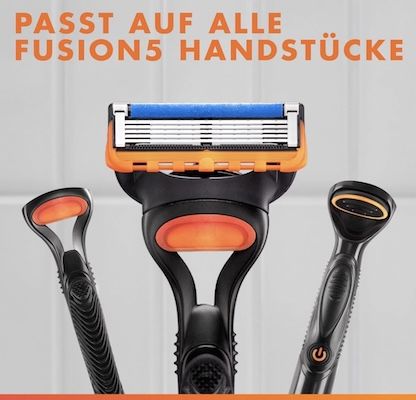 🪒 18x Gillette Fusion 5 Herren Klingen für 43,80€ (statt 59€)