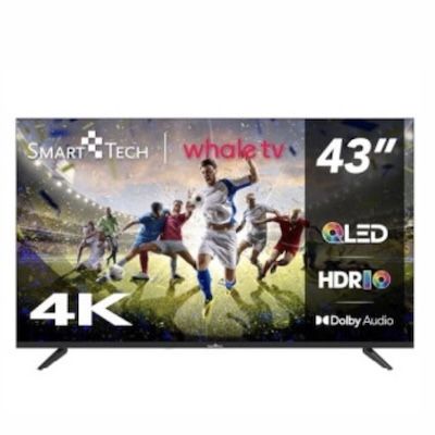 📺 Smart Tech 43″ UHD-QLED Smart-Fernseher für 199,99€ (statt 220€)