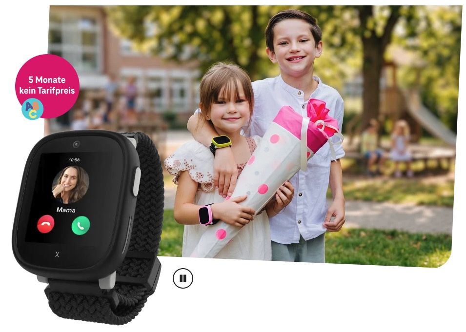 ⌚ XPLORA X6 Play eSIM für 1€ mit Telekom Tarif 500MB für 9,99€ mtl. ➡️ 5 Monate gratis