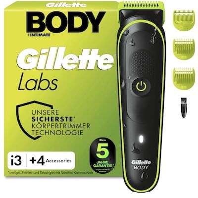 🪒 GilletteLabs i3 Body + Intimate Trimmer für 38,19€ (statt 44€)