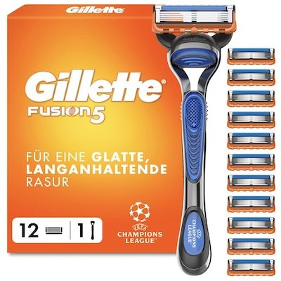 Gillette Fusion5 Herren Rasierer in UEFA CL Special Edition für 34,49€ (statt 41€)
