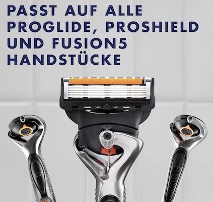 🪒 4x Gillette Proglide Herren Rasierklingen für 16,96€ (statt 20€)