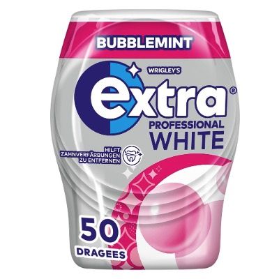 🌿 4x 50er Dose Extra Professional Kaugummi Zuckerfrei White Bubblemint ab 9,82€ (statt 14€)