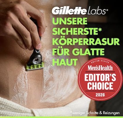 GilletteLabs Body & Intimate Herren Rasierer für 25,49€ (statt 30€)