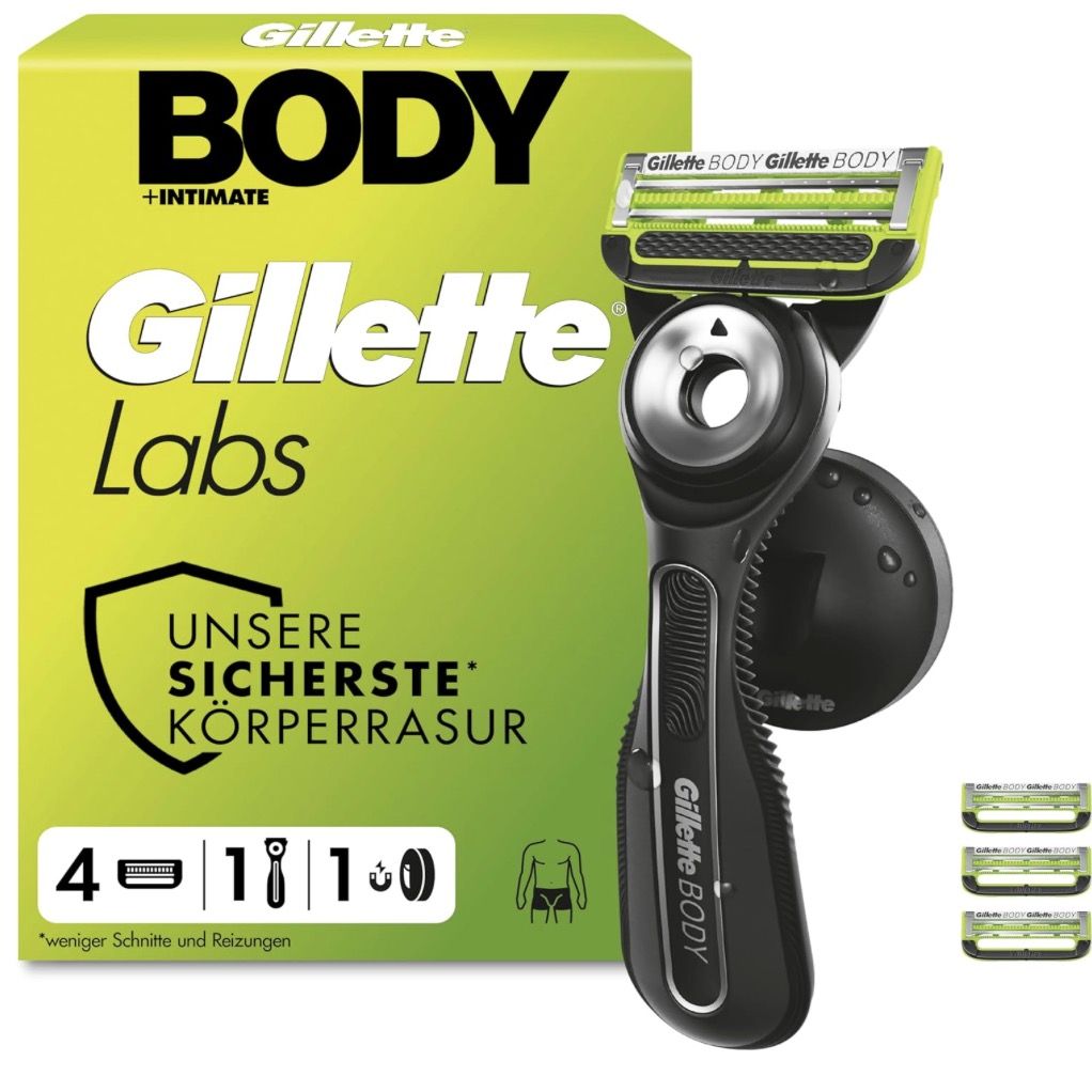 GilletteLabs Body & Intimate Herren Rasierer für 25,49€ (statt 30€)